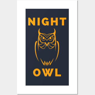 Night Owl Posters and Art